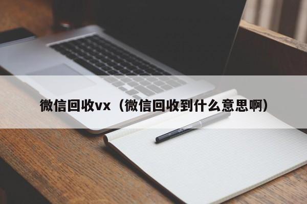 微信回收vx（微信回收到什么意思啊）